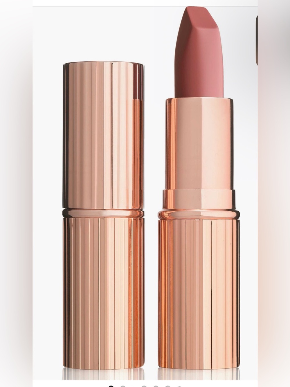 Charlotte Tilbury NEW Matte Revolution hydrating lipstick  Pillow Talk color